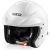 Casco Open Face Sparco Flux RJ (omologato FIA) bianco - taglia M/L