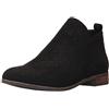 Dr.Scholl's SHOES Dr. Scholl's Shoes Rate, Stivaletto Donna, Black Perforated Microfiber Suede, 38.5 EU