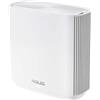 Asus Zenwifi CT8 sistema Mesh AC3000 tri-band, copertura fino a 225 m²/3+ camere, 3 gbps wi-fi, internet security e controlli parentali inclusi a vita, porte gigabit 4x, 3 ssid, 1 pezzo, bianco