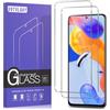 Votvloay 2 Pezzi Vetro Temperato per Xiaomi Redmi Note 11 Pro（4G/5G） 2022 6.67 Pellicola Prottetiva Anti Graffio, Durezza 9H,Ultra Resistente,Ultra Trasparente,Senza Bolle,Clear