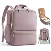 bergsalz zaino ryanair 40x20x25 zaino da viaggio donna uomo zaino easyjet 45x36x20 zaino da viaggio aereo bagaglio a mano easyjet 45x36x20 zaino da scuola casual laptop da 15.6 pollici Rosa Viola