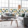 Ambiance Sticker Adesivo pellicola per finestra anti-sguardo oscurante, foglie ginkgo autunnale, adesivo frangivista per finestre e porte doccia XL, 40 x 200 cm