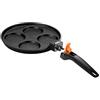 Tescoma 605090 SmartClick Padella con 4 Cerchi Antiaderente Induzione Manico Removibile, Diametro 24 cm