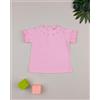 Prénatal T-shirt bimba rosa ricamata