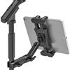 Nakelulu Supporto Tablet per Microfono, Supporto iPad per Microfono Regolabile a 360°, Tablet Musica Micophone per iPad Pro, Air, Mini, Smartphones 4,7 a 13,5