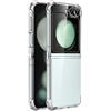 REY Cover in Gel TPU Anti-Shock per Samsung Galaxy Z Flip 5, Morbido Silicone Custodie Protettivo Case, Anti-Scratch, Protettiva Sottile Back Cover
