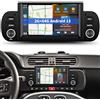 CAMECHO 2G+64G Autoradio per FIAT Panda 2013-2020 con CarPlay Android Auto Senza Fili, 6.2 Pollici Stereo Radio Schermo con Mirror Link Bluetooth GPS WiFi FM/RDS SWC + Retrocamera&MIC