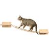 Navaris Ponte per Gatti da Parete - Scala per Arrampicata e Percorso Robusto - Gioco Gatto con Scaletta Resistente - Mensole con Base Antiscivolo - Giochi Facili da Assemblare