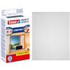 tesa INSECT STOP H&L Fly Screen Premium for Windows - zanzariera con nastro forte, rimovibile senza residui, taglio su misura - 170 x 180 cm - antracite (trasparente)