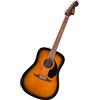 Fender California Debut Redondo Dreadnought Acoustic Guitar, Spruce Top, Black Pickguard, 2-Colour Sunburst