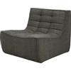 Ethnicraft - Divano modulabile N701 - Verde - Cotone riciclato - Designer Jacques Deneef