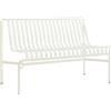 Hay - Panca con schienale Palissade - Bianco - Acciaio - Designer Ronan & Erwan Bouroullec