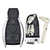 onetop1 Per Mercedes Benz 3 pulsanti 2 batterie slot portachiavi involucro custodia per chiave a guscio auto Shell auto serratura caso chiave sostituzione accessori auto ricambio telecomando