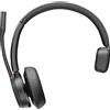 POLY Cuffia con microfono Poly Cuffie Voyager 4310-M UC + cavo da USB-A a USB-C dongle BT700 [7Y210AA]