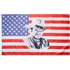 AZ FLAG Bandiera Stati Uniti con John Wayne 150x90 cm 2 Occhielli | Uso interno ed esterno bandiera decorativa americana doppie cuciture e bordi rinforzati con occhielli metallici