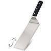 Anmarko Turner - Spatola per piastra in acciaio inox, 10,2 x 20,3 cm, per hamburger, paletta per pancake, ideale per barbecue e piastra piatta