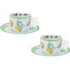 Thun Set Tazzine da Caffe' Farfalla 2 Pezzi