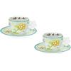 Thun Set Tazzine da Caffe' Fiore 2 Pezzi