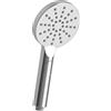 JOHO Soffione doccia a pioggia grande con 3 tipi di getto, doccetta rotonda in ABS, soffione doccia con funzione anticalcare cromato D12CP