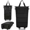 BODYGAD Borsa da Viaggio con Ruote, Borsa da Viaggio Pieghevole Impermeabile con Grande Capacità Bagaglio a Mano Espandibile con Ruote Rimovibili Borsa da Weekend da Donna Bagaglio a Mano da Viaggio