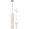 Headerbs Piccolo Frullino per le Uova per Uso Domestico, Mini Frullatore Multifunzionale, Agitatore Elettrico Portatile, Creatore di Schiuma, Sbattitore per caffè Al Latte Senza Fili, per (Albicocca)
