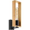 Eglo Leuchten my light Applique Littleton nera moderna di legno in stile nordico 1XE27 44055/20