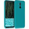 kwmobile Custodia Compatibile con Huawei Mate 20 Lite Cover - Back Case per Smartphone in Silicone TPU - Protezione Gommata - petrolio matt