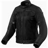 Rev'it GIACCA MOTO ESTIVA DONNA REV'IT ECLIPSE 2 LADIES - NERO - TAGLIA 42 EU (46-IT)