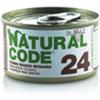 Natural Code 24 in jelly (tonno manzo e verdure) - 12 lattine da 85gr.