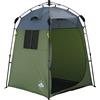 Lumaland Tenda Doccia e Cabina spogliatoio Sistema QuickUp di Montaggio Verde