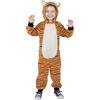 Sincere Party Tiger Onesie Novelty Tiger salt di tigre con costume da faccia ricamato per bambini L(8-10)