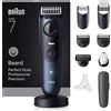 Braun BeardTrimmer 7 BT7540 regolabarba Batteria 40 2 cm Bagnato e secco Nero, Blu