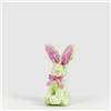 EDG Enzo De Gasperi Decorazione di Pasqua Peluche Coniglio 28x15cm Verde