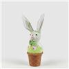 EDG Enzo De Gasperi Decorazione di Pasqua Peluche Coniglio Gelato 29x9cm Verde