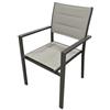 SalMar Poltrona Ostuni Brown Impilabile Con Braccioli 57x58xh86 Cm M0934-09 di SalMar
