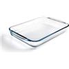 Aeternum Pratesi Pyrex Lasagnera Teglia Rettangolare In Vetro Borosilicato Essentials 40x27 Cm