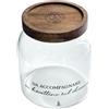 Thun La Porcellana Bianca Barattolo cucina Tisana in vetro e legno I Garbati 800 ml di Thun