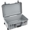 PELI 1535 Air Valiglia Leggera con Ruote per Attrezzatura Fotografica, Impermeabile e resistente alla polvere, 27L di Capacità, Fabbricato in USA, Senza Schiuma, Colore: Grigio