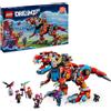 lego DREAMZzz - Dinosauro Robot C-Rex di Cooper Action Figure di T.Rex Trasformabile in Pterodattilo con Parti Snodabili e 4 Minifigure per Bambini da 9+ Anni - 71484