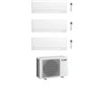 Mitsubishi Climatizzatore Trial Split Linea Plus MSZ-AY VGK 9+9+15 con MXZ-3F68VF Inverter R-32 Wi-Fi Classe A++ ,
