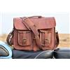Originale Borsa in vera pelle marsupio uomo vita messenger tracolla marsupio laptop nuovo