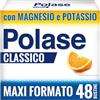 Polase Classico, Magnesio e Potassio,Integratore Alimentare, contro Stanchezza e Fatica Fisica, Caldo, Sali Minerali Organici, Gusto Arancia, Maxi Formato da 48 bustine (2x24)