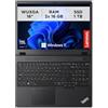 Lenovo - Workstation Mobile 16 Pollici ThinkPad P16v Gen 2, Laptop Professionale Windows 11 Pro, Intel Core Ultra 7 155H, RAM 2x16GB DDR5, 1TB SSD NVMe - Computer NVIDIA RTX 500 Ada, USB-C e HDMI