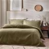 Yard Set Copripiumino Matrimoniale Yard Waffle Cotone Verde oliva