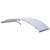 Garden friend Pensilina ad arco King Garden friend P1327025 in alluminio grigio con sgocciolatoio laterale L 140 x P 90 x H 23 cm - prodotto da montare