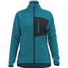 GREAT ESCAPES HENRY LADY FULL IP LIGHT FLEECE JACKET ENAMEL BLUE