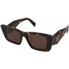 Prada PR 08YS 01V8C1 | Occhiali da Sole Graduati o Non Graduati | Prova Online | Plastica | Rettangolari | Marrone, Havana | Adrialenti