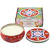 E. F. A. S. Colors Candela Grande Fire Red Centro Tavola Profumazione Pino 400 g