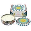 E. F. A. S. Colors Candela Grande Vanilla Sunshine Centro Tavola Profumata alla Vaniglia 400 g
