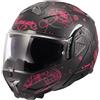 Ls2 Casco Moto Modulare P/J LS2 FF910 ADVANT II SOPHIA Nero Rosa